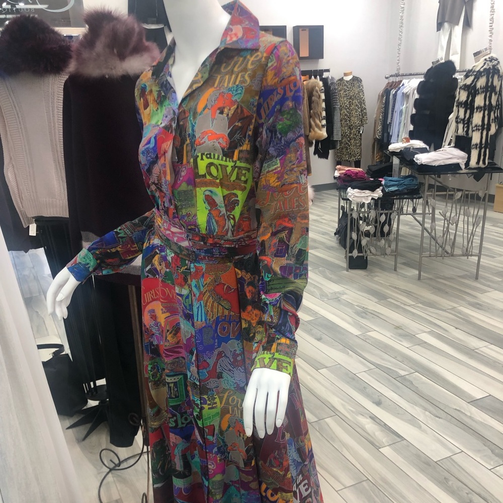 Patterned boutique dress